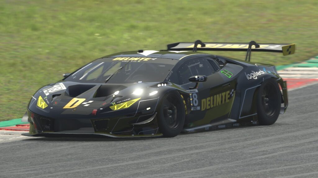 Jackson Rezende venceu segunda bateria da GT3 Cup, campeonato de automobilismo virtual (Foto: Pedro Gomes)